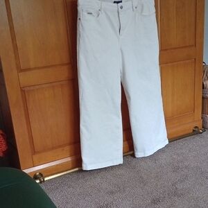 Isaac Mizrahi White Trousers